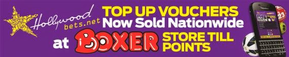 Top Up Vouchers BoxerStores Hollywoodbets 10