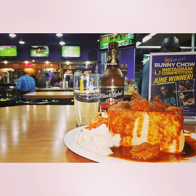 Hollywood Mutton Bunny Chow and Black Label - Hollywoodbets Springfield Park, Durban