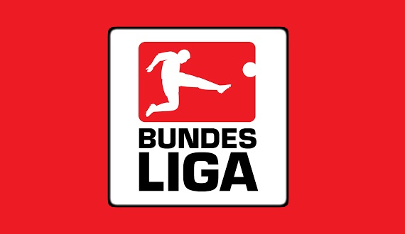 Bundesliga Logo Red Background With Black Text