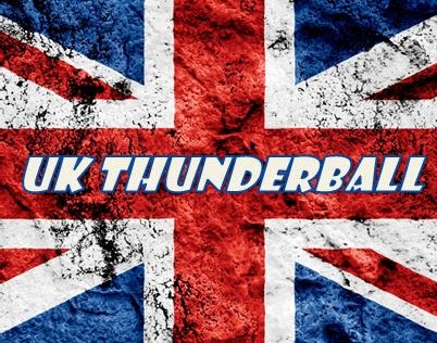 Bet on the UK Thunderball with Lucky Numbers at Hollywoodbets - Lotto Draw - UK Flag