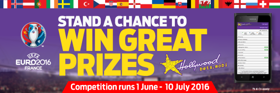 Wing BIG with Hollywoodbets' three Euro 2016 promotions!
