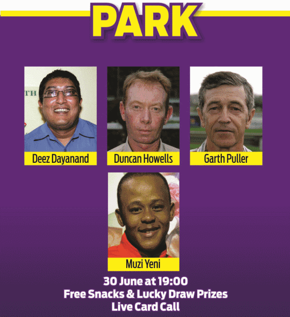 Hollywoodbets Durban July Pre-Party 2016 - Springfield Park Panel - Deez Dayanand, Duncan Howells, Garth Puller, Muzi Yeni
