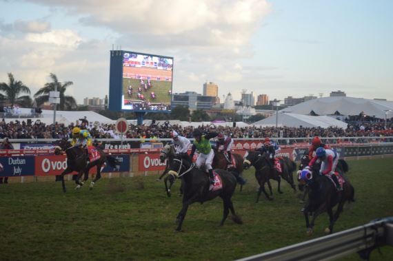The Conglomerate winning the 2016 Vodacom Durban July