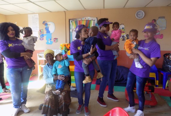 Hollywoodbets Gauteng team spent time with the children at Mpumelelo Day Care Centre - Mandela Day 2016
