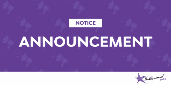 Announcement - Hollywoodbets - Notice