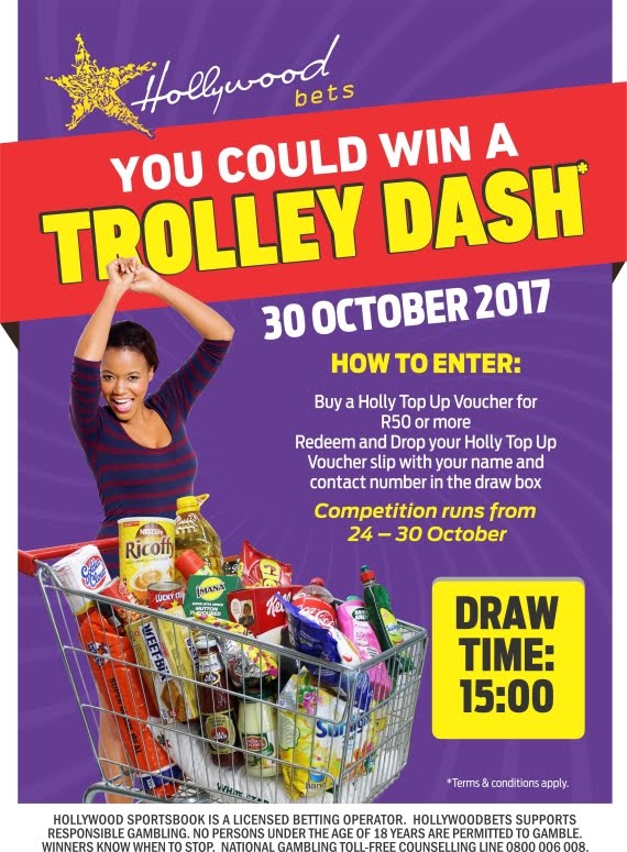 Win a Trolley Dash at Spar - Hollywoodbets - 24 - 30 October 2017