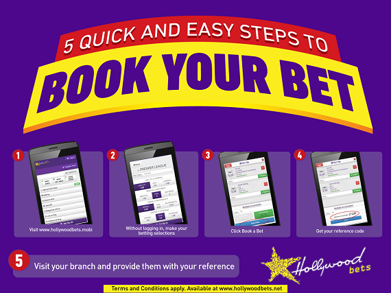 Book your bet at Hollywoodbets