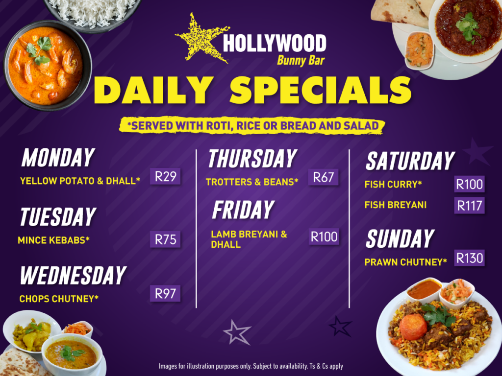 Daily Specials - August 2022 Update