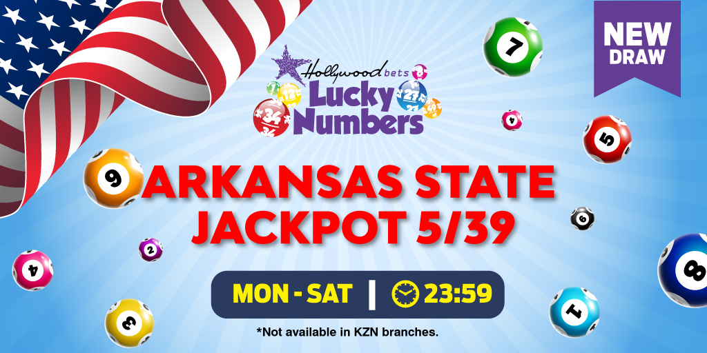 Arkansas State Jackpot 5/39 - Lucky Numbers - Hollywoodbets