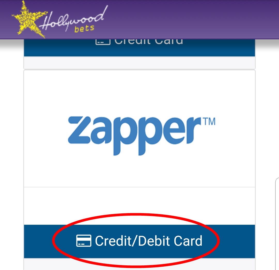 Zapper - Hollywoodbets - How to Deposit - Step 4