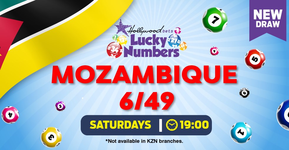 Mozambique 6/49 - Lucky Numbers - Lotto - Saturdays - 19:00