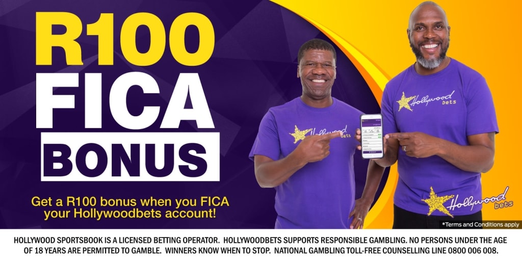 R100 FICA Bonus with Hollywoodbets - Jerry Sikhosana and Brian Baloyi