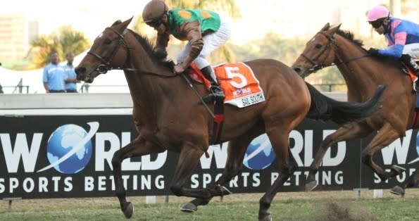 Sail South winning the WSB Champions Cup at Greyville