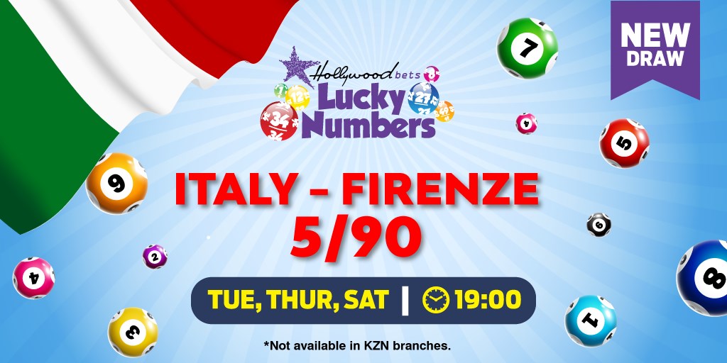 Italy - Firenze Lotto 5/90 - Lucky Numbers - Hollywoodbets