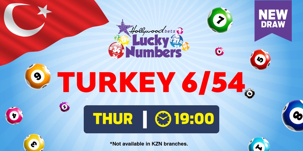 Turkey - 6/54 Lotto - Lucky Numbers - Hollywoodbets