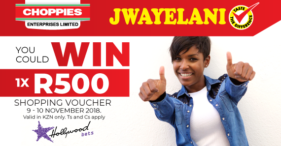 Jwayelani Promotion: Win A R500 Shopping Voucher