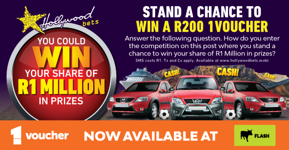 1voucher at FLASH and R1 Million in prizes combined Facebook Promotion