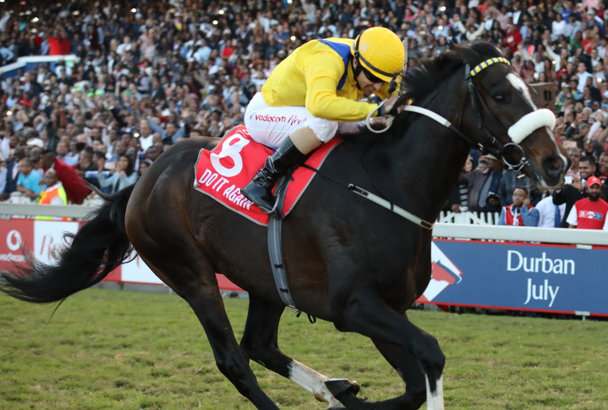 Do It Again - Horse - Winning the Vodacom Durban July - Jockey is Anton Marcus