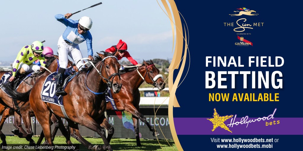 Sun Met - Final Field Betting - Now available at Hollywoodbets