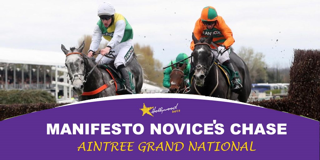 Manifesto Novice's Chase - Aintree Grand National Festival - Horse Racing - Hollywoodbets