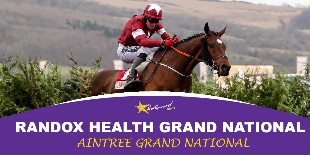 Randox Health Grand National - Tiger Roll clearing the fence - Hollywoodbets