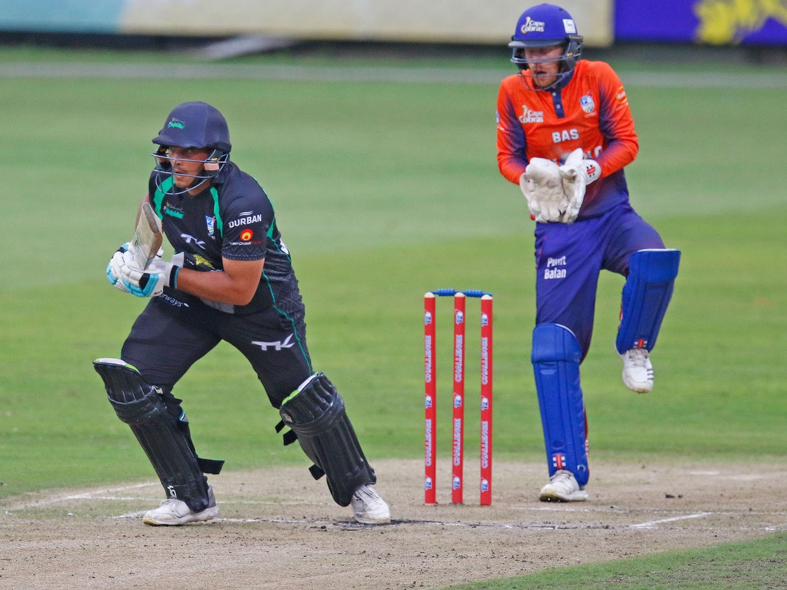 Vaughn van Jaarsveld batting for the Hollywoodbets Dolphins against the Cape Cobras in the CSA T20 Challenge 2018/19