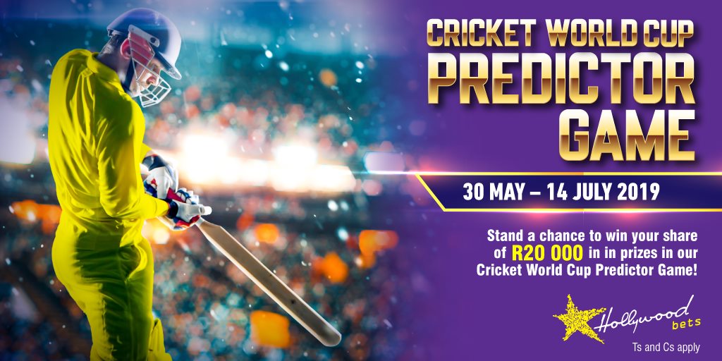 Cricket World Cup Predictor 2019 - Hollywoodbets
