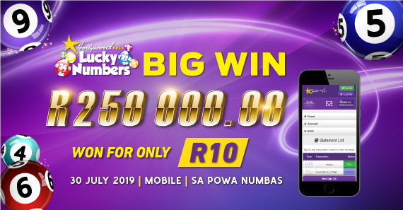 R250 000 SA Powa Numbers Winner
