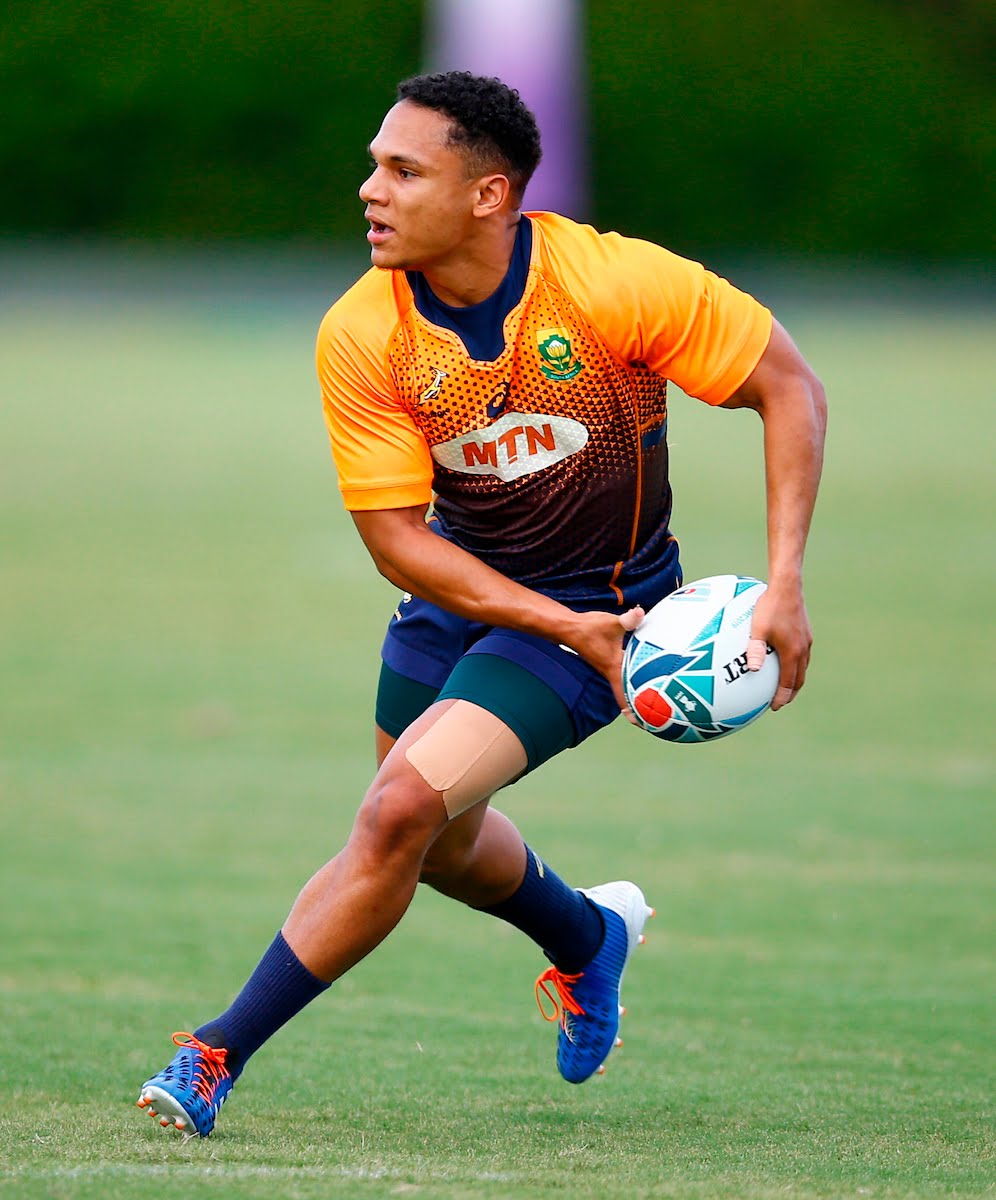 Herschel Jantjies during the South African Training