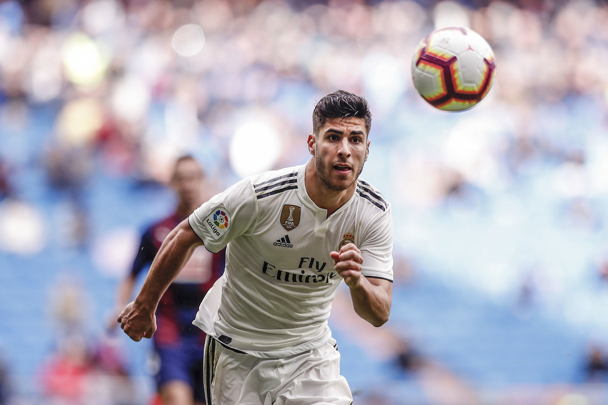 Marco Asensio (Real Madrid) during the Liga match between Real Madrid and Eibar