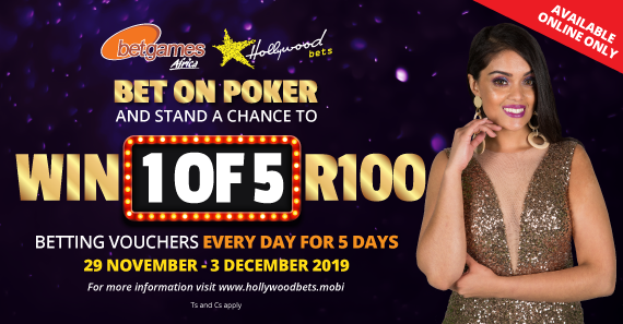 Win 1 of 5 R100 Betting Vouchers Daily