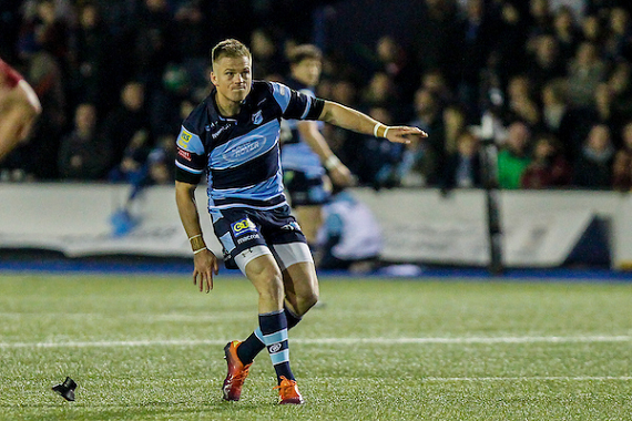 Gareth Anscombe of the Cardiff Blues