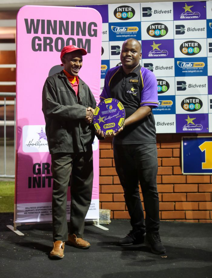 Grooms Initiative winner - Friday 6th December - Hollywoodbets Greyville -  Race 7 - Thando Mdludlu - WILLIAMS LAND