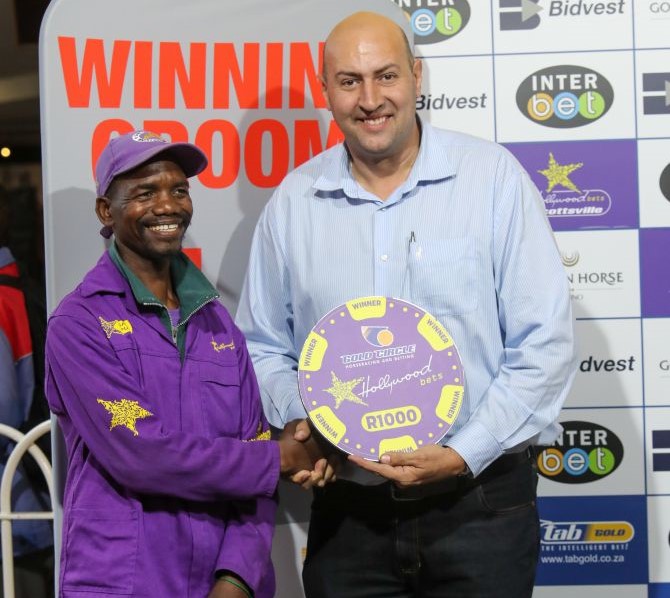 Winning grooms at Hollywoodbets Scottsville on Sunday 8th December 2019