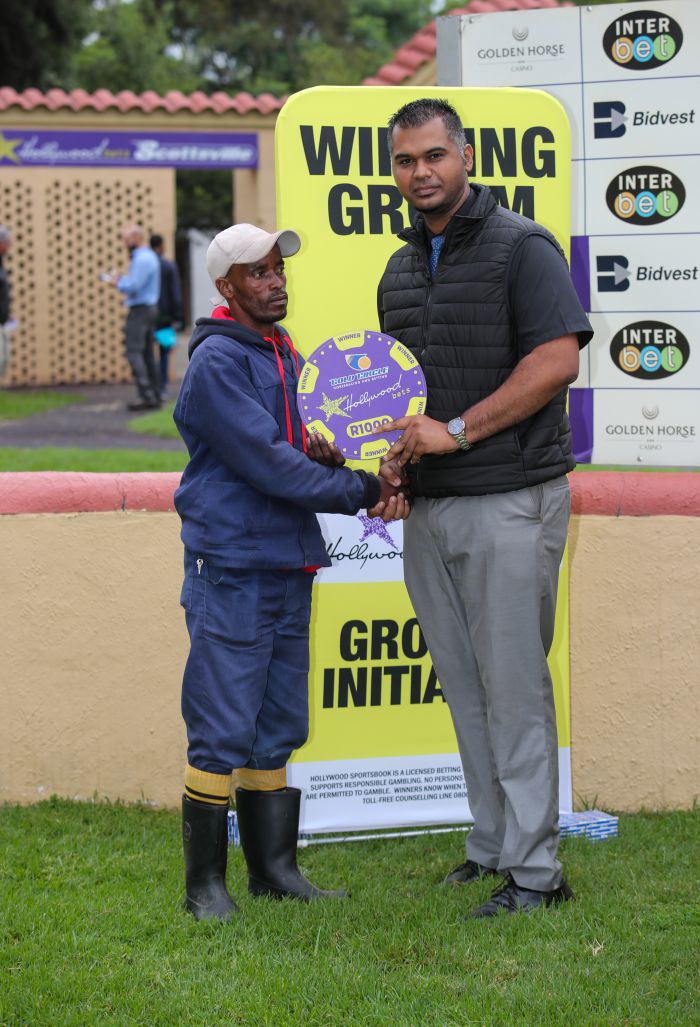 Grooms Initiative Winner - 22nd December 2019 - Race 9 - Mhozana Lumkwana - PAPER BALLERINA