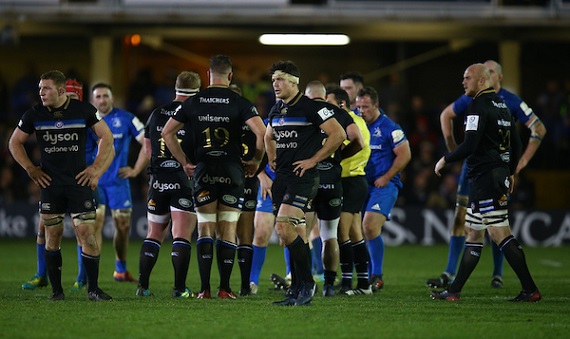Francois Louw of Bath Rugby during the Heineken Champions Cup match between Bath Rugby and Leinster Rugby