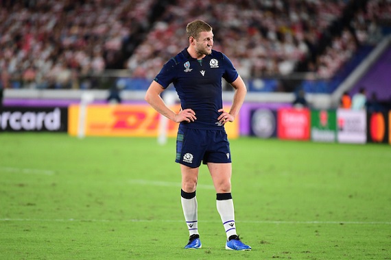 Finn Russell of Scotland during the Rugby World Cup match between Japan and Scotland