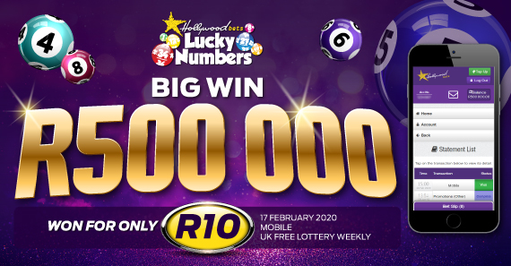 R500 000 big win on Lucky Numbers