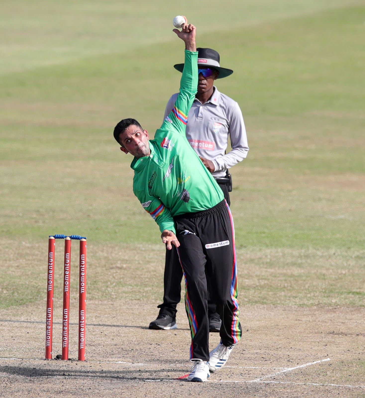 Keshav Maharaj delivers for the Hollywoodbets Dolphins