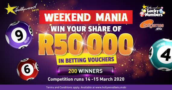 R50 000 Weekend Mania - Terms and Conditions