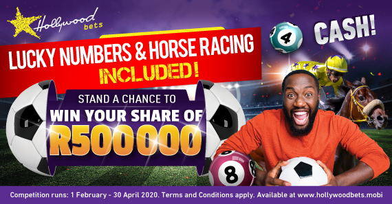 Win Your share of R500 000 in Daily Cash Prizes! 