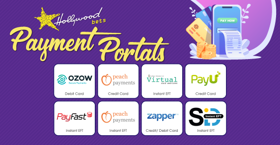 Payment Portals: Depositing into your Hollywoodbets Account