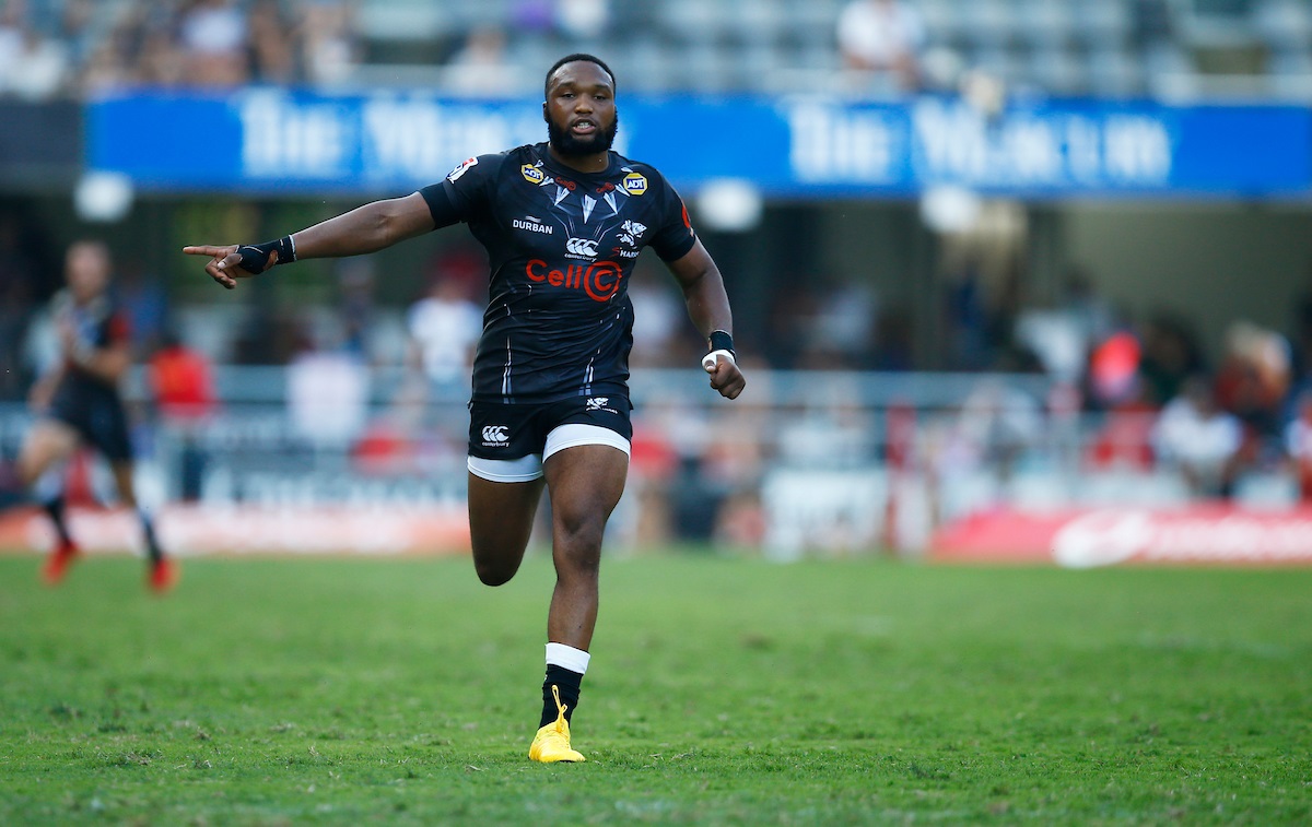 Lukhanyo Am (captain) of the Cell C Sharks