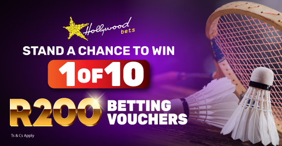 Stand a chance to win 1 of 10 R200 betting vouchers