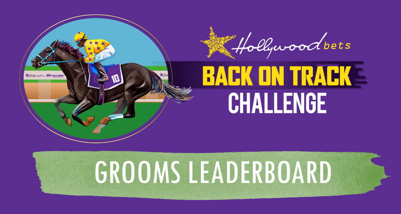 Grooms Leaderboard - Hollywoodbets Back On Track Challenge