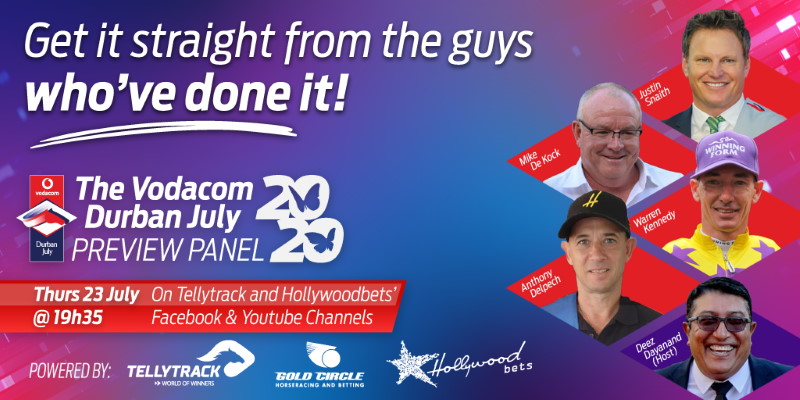 Vodacom Durban July 2020 - Panel Preview - Anthony Delpech, Mike De Kock, Justin Snaith, Warren Kennedy, Deez Dayanand