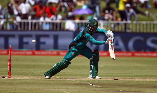 Mohammad Hafeez of Pakistan during the Momentum ODI match between South Africa and Pakistan at Kingsmead Cricket Ground, on January 22, 2019 in Durban, South Africa. (Photo by Steve Haag/Getty Images)