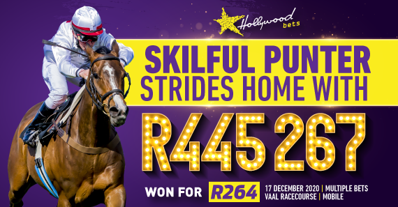 Skilful Punter Strides Home with R445 267