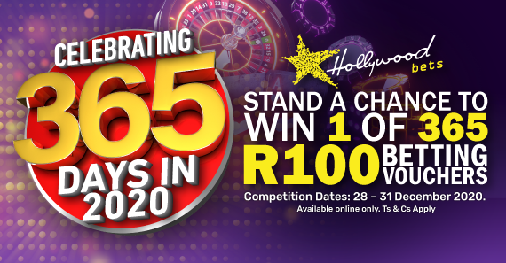 You Could Win 1 of 365 R100 Vouchers