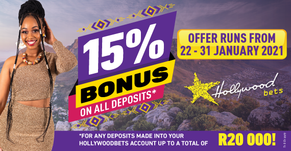 15% Deposit Bonus - Cape Town Met